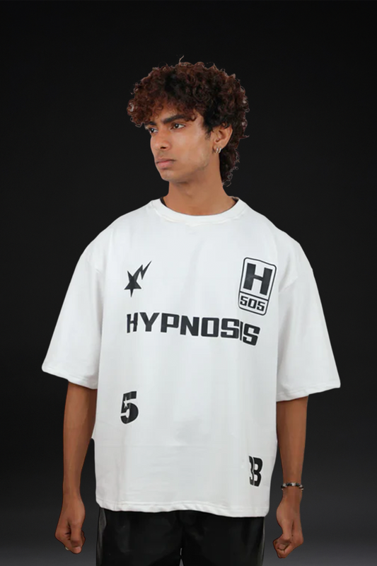 HYPNOSIS WHITE OVERSIZED T-SHIRT